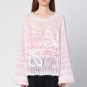 Loewe wool blend pink sweater